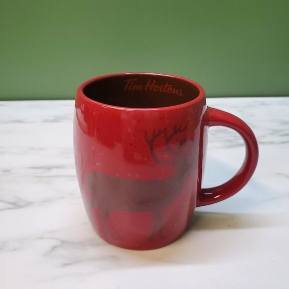 Tim Hortons 2016 Limited Edition #016 Collectible Red Deer Coffee Mug - Picture 3 of 7